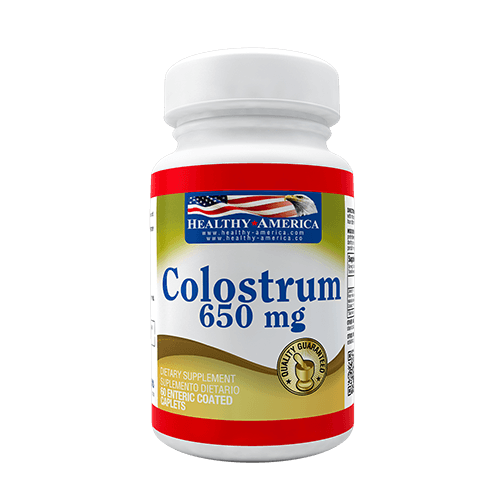Colostrum 650 mg 60 Tablets Healthy America