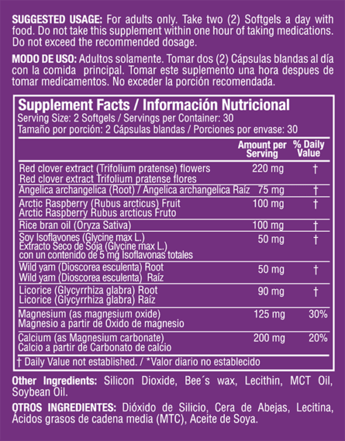 CLIMATERIX Salud Femenina x60 cáps - Healthy America - Imagen 3