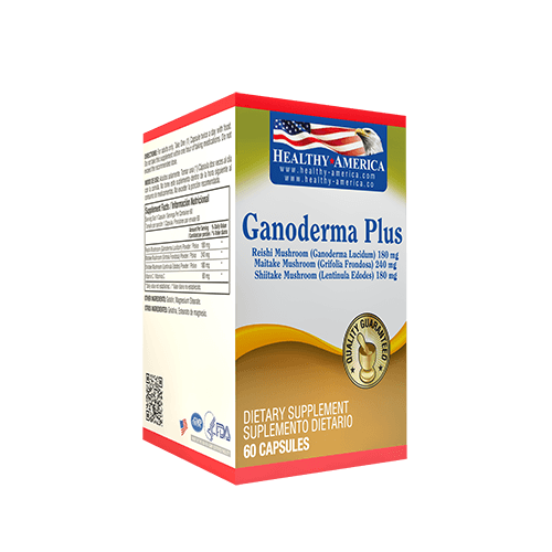 Ganoderma Plus 60 Capsulas Healthy America
