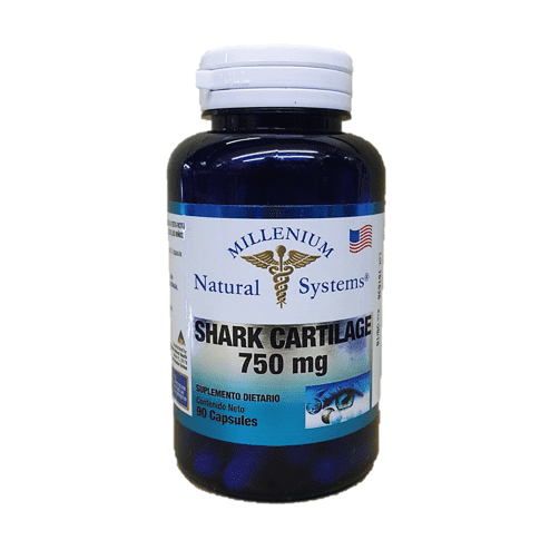 Shark Cartilage Cartilago de Tiburon 750 mg, 90 Cápsulas