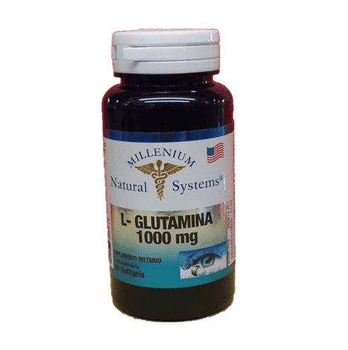 L - Glutamina 1000 mg x 60 Softgels - Natural Systems