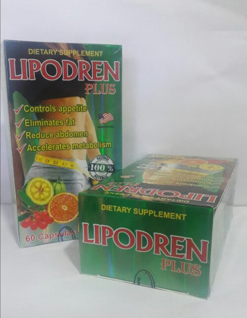 Lipodren Plus x 60 cápsulas - Controlan la ansiedad - Imagen 3