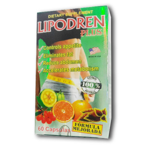 Lipodren Plus x 60 cápsulas - Controlan la ansiedad