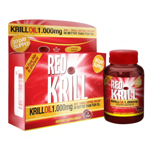 Red Krill OIl 1000 mg - Triglicéridos y Glucosa - Healthy America