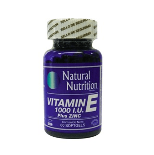Vitamina E 1.000 UI Zinc x 60 Soft
