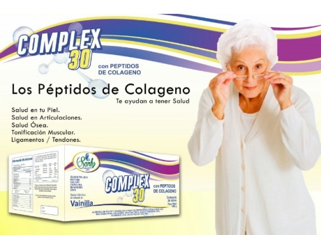 COMPLEX 30 Con PEPTIDOS DE COLÁGENO x 30 Sobres 450 grs