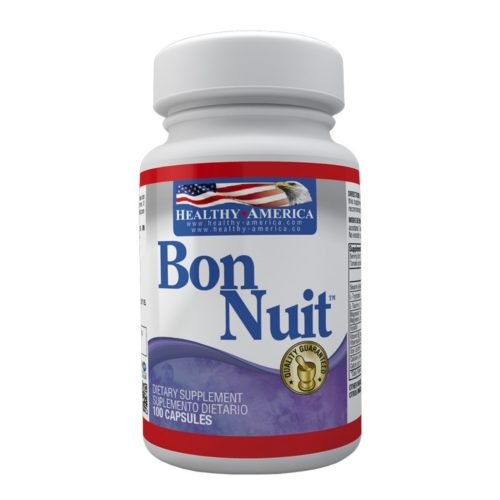 Bon Nuit con L-Triptófano y Vitamina B6 100 Cápsulas | Healthy America