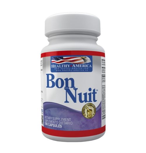Bon Nuit con L-Triptófano y Vitamina B6 100 Cápsulas | Healthy America