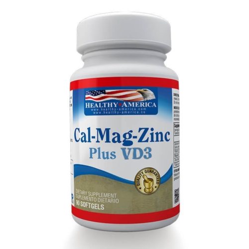 Cal-Mag-Zinc Plus VD3 90 Softgels Healthy America