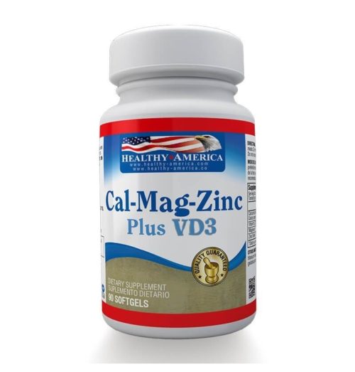 Cal-Mag-Zinc Plus VD3 90 Softgels Healthy America